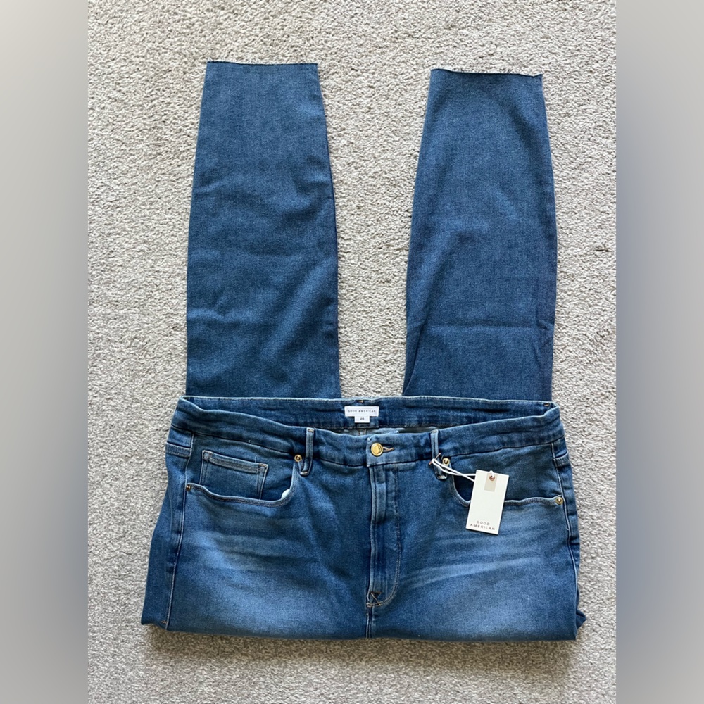 NWT Good American Good Legs Jeans Plus Size 24